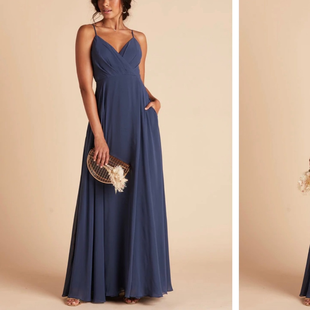 Birdy Grey Slate Blue Kaia Bridesmaid Dress